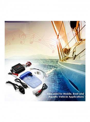 2-Channel Marine Amplifier PLMRMB2CB Black