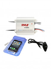 2-Channel Marine Amplifier PLMRMB2CW White/Red