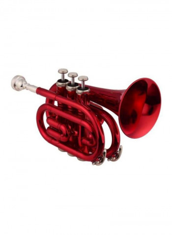 Pocket Trumpet Wind Instrument With Accessories Set