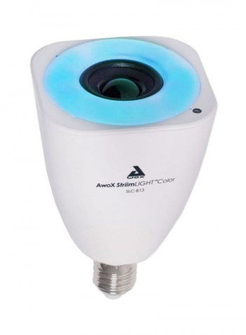 Striim Wifi Color LED Light With Speaker White/Blue