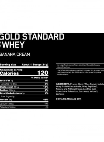 Gold Standard Whey Protein Powder - Cake Batter