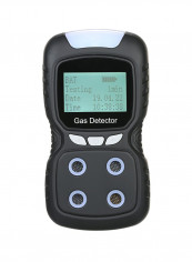 4-In-1 Handheld Digital Gas Detector Black 23centimeter