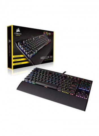 Gaming K65 Lux Rgb Compact Mechanical Keyboard Black