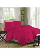 3-Piece Duvet Cover Set Cotton Pink 86 x 90inch reviews 3-Piece Duvet Cover Set Cotton Pink 86 x 90inch