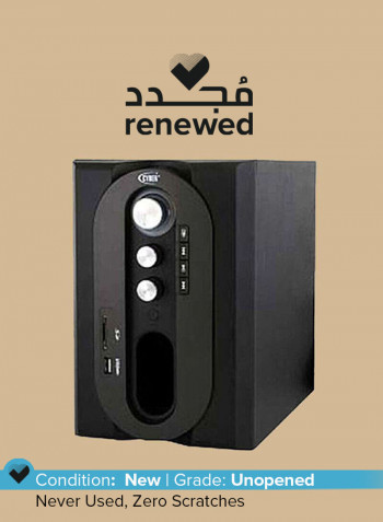 Renewed - 2.1 Channel Multimedia Speaker Silver/Black