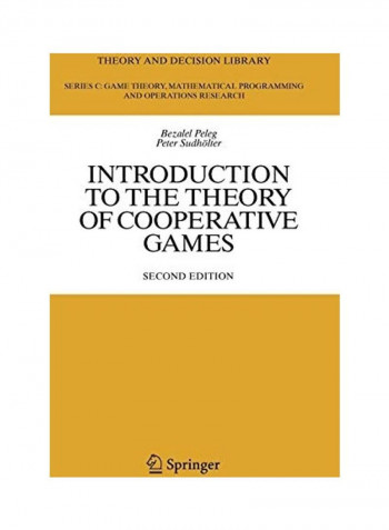 Introduction To The Theory Of Cooperative Games Hardcover English by Bezalel Peleg reviews Introduction To The Theory Of Cooperative Games Hardcover English by Bezalel Peleg