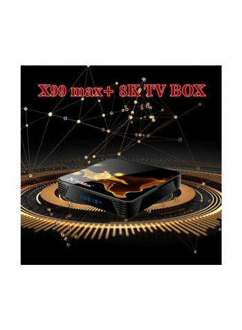 X99 Max Plus Smart Android TV Set Top Box STB1004 Black/Gold