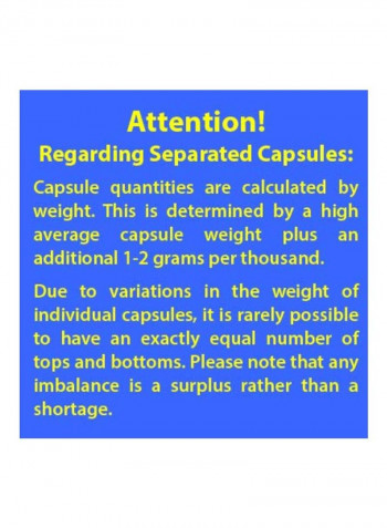 10000-Piece Gelatin Empty Capsules