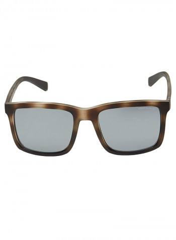 Men's Square Frame Sunglasses - Lens Size: 55 mm