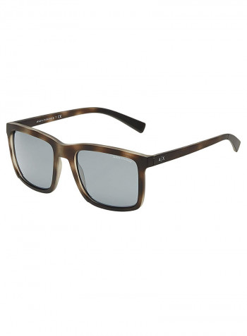 Men's Square Frame Sunglasses - Lens Size: 55 mm