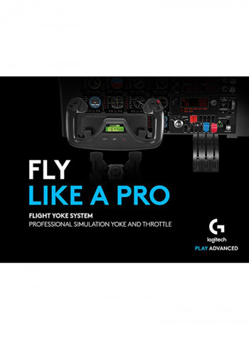 G Saitek Pro Flight Simulator Yoke And Throttle Quadrant System