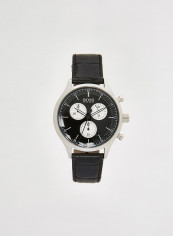 Men's Companion Leather Chronograph Watch 1513543