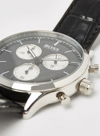 Men's Companion Leather Chronograph Watch 1513543
