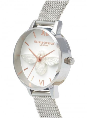 Women's Stainless Steel 3D Bee Analog Watch OB16AM146