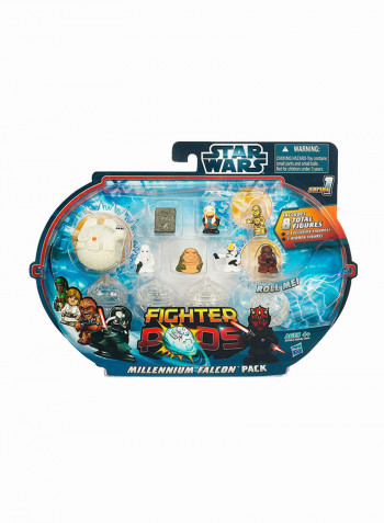 Pack Of 8 Class II Fighter Pods Action Figure Millenium Falcon