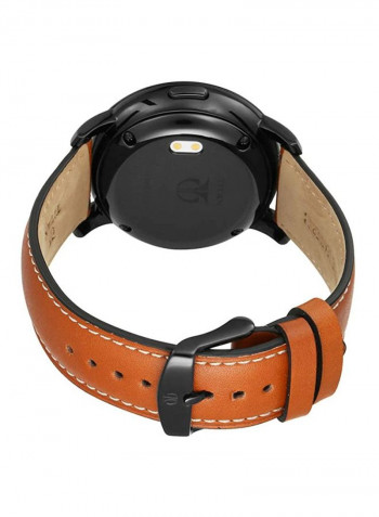 Men's Leather Analog Watch