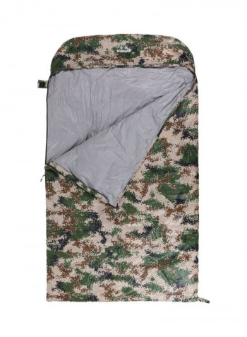 Lightweight Double Sleeping Bag with Compression Sack 220 x 130cm