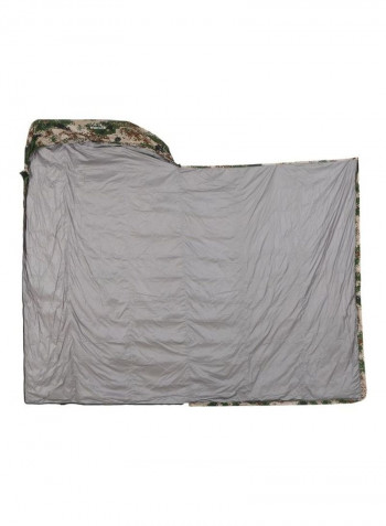 Lightweight Double Sleeping Bag with Compression Sack 220 x 130cm