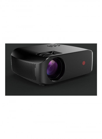 LED Full HD 1080P Projector For Home Beamer F10 Black
