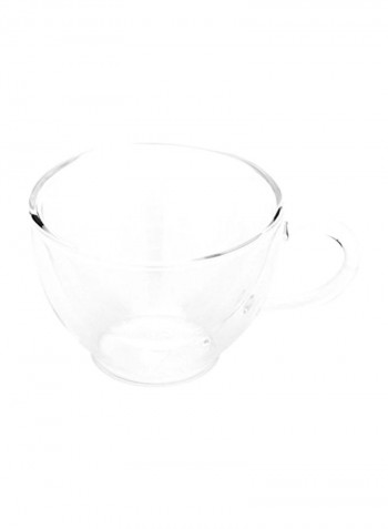 Glass Tea Cup Clear 21.6x9.2x3.7inch