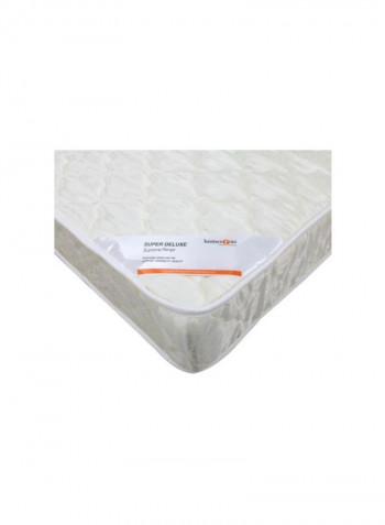Super Deluxe Spring Mattress White 200x90centimeter