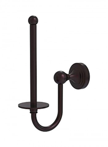 Upright Tissue Toilet Paper Holder Black