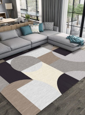 Rectangle Comfy Anti-Slip Home Floor Rug multicolour 120*160(W*L)cmcm