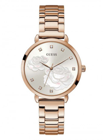 Women's Sparkling Rose Water Resistant Stainless Steel Analog Watch GW0244L2