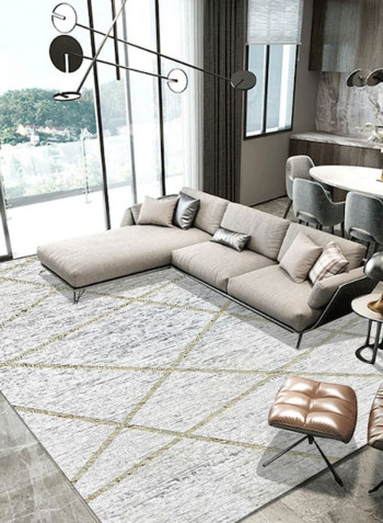 Modern Simple Geometric Pattern Supple Non-Slip Rug multicolour 120*160(W*L)cmcm