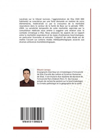 Biometeorologie De La Morbidite Respiratoire A Sfax (Tunisie) Paperback