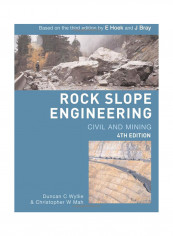 Rock Slope Engineering: Civil And Mining Paperback 4