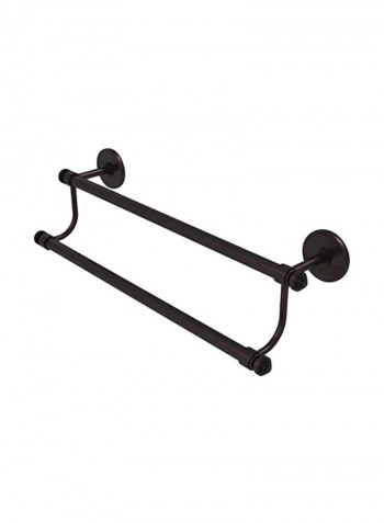 South Beach Collection Double Towel Bar Black 18inch