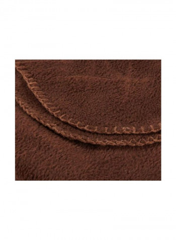 Fleece Blanket Chocolate 90x90inch