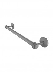 Satellite Orbit Two Collection Groovy Detail Towel Bar Matte Grey 18x20.5x3inch
