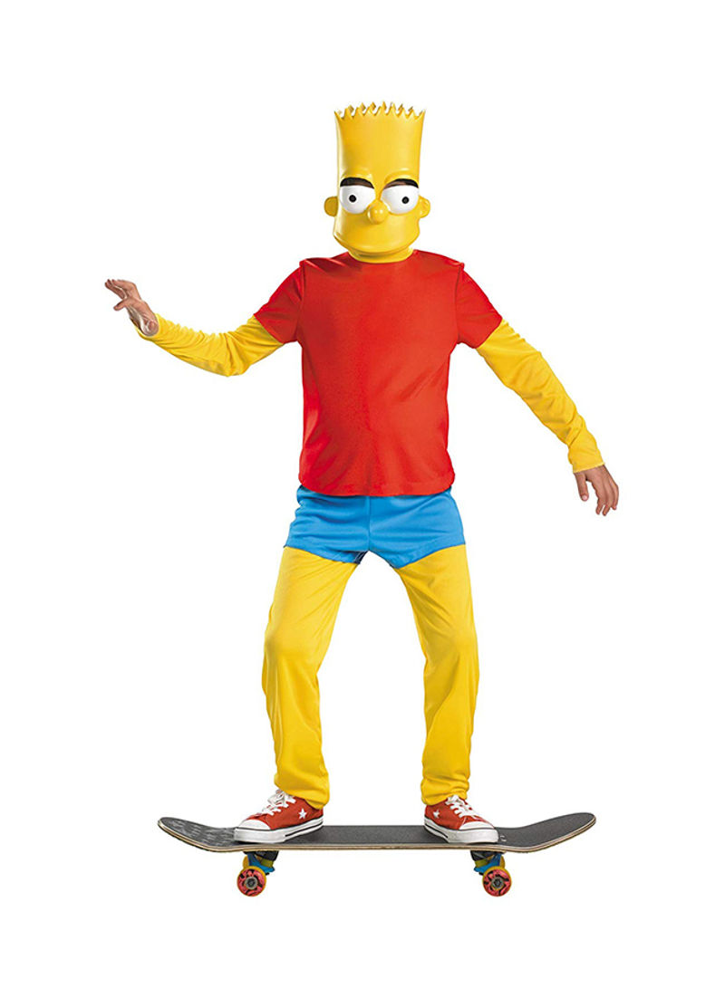 The Simpsons Bart Simpson Deluxe Costume