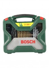 50-Piece X50Ti Drill And Screwdriver Bit Set Gold/Silver/Grey