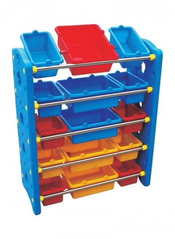 Stationery Organizing Shelf With Containers 87x40x105centimeter