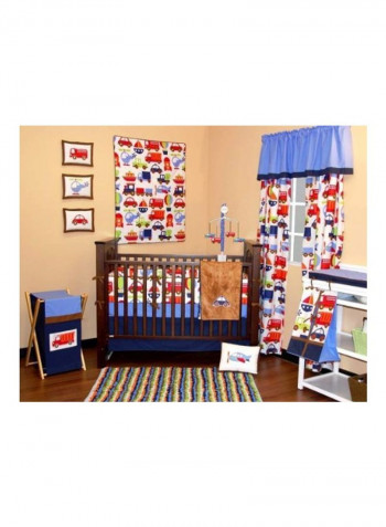 9-Piece Cotton Crib Accessory Set