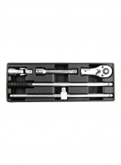 4-Piece Drawer Insert With Accessories Set Silver/Black