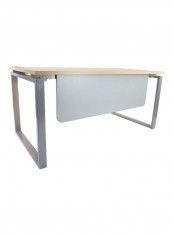 Modern Workstation Without Drawer Oak 80x75x160cm