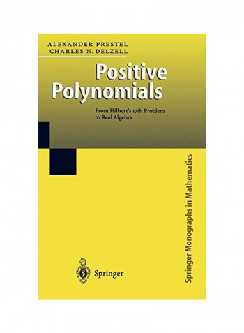 Positive Polynomials Hardcover