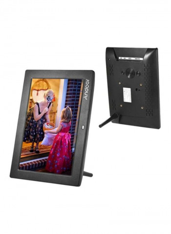 LED Digital Photo Frame Black 10inch