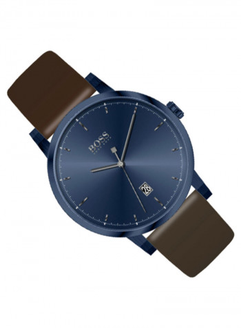 Men's Confidence Leather Analog Wrist Watch 1513791