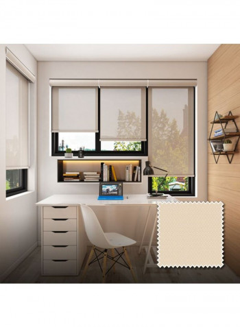 Single Sunscreen Collection 2 Roller Window Shade Beige 240x150cm