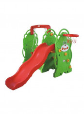 Bear Slide With Basketball Rack 143x 69x 32centimeter