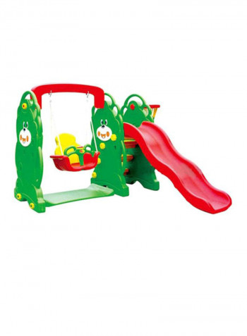 Bear Slide With Basketball Rack 143x 69x 32centimeter