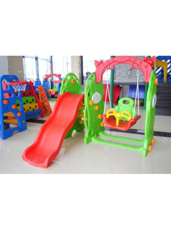 Bear Slide With Basketball Rack 143x 69x 32centimeter