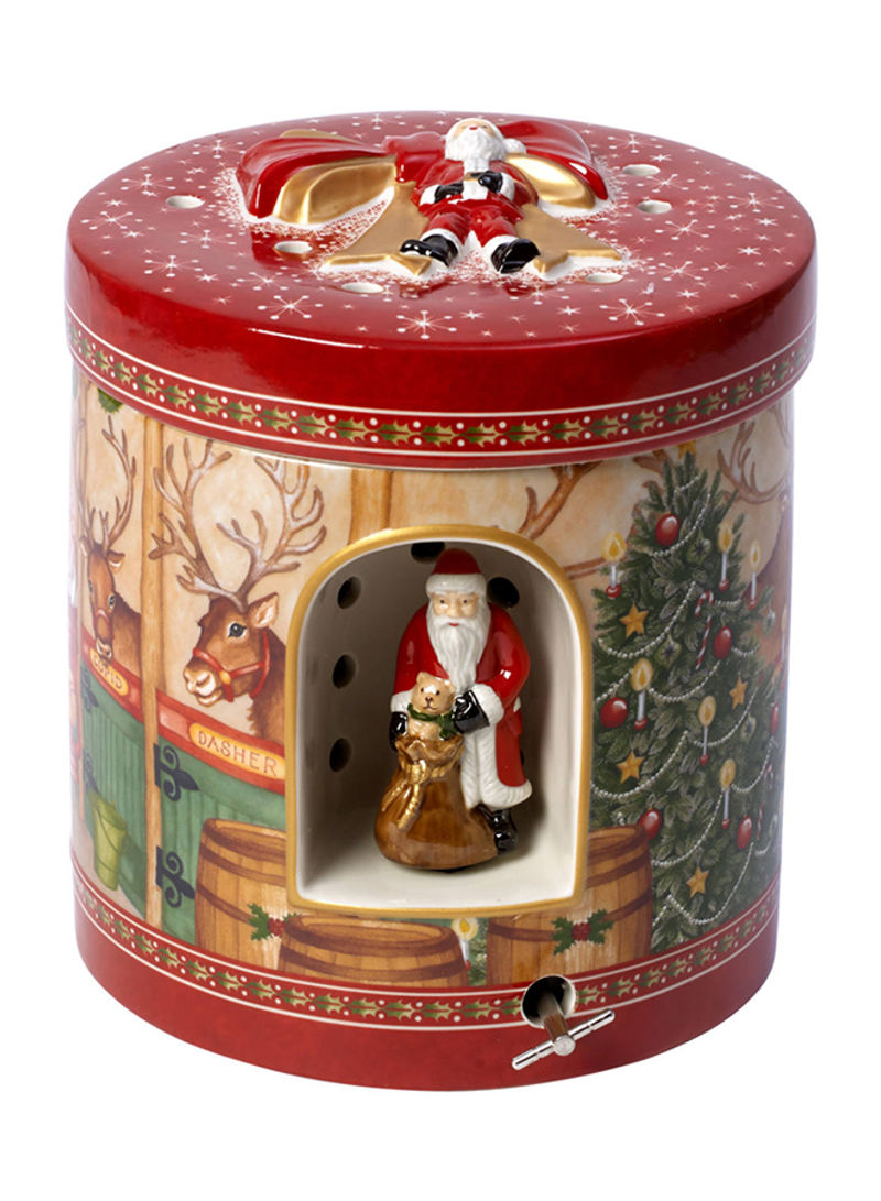 Christmas Gift Box Multicolour 16x16x10cm