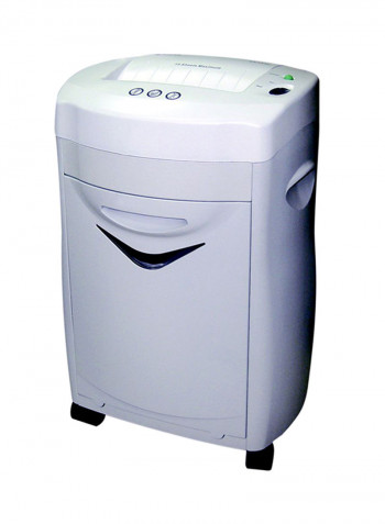 Cross Cut Shredder White