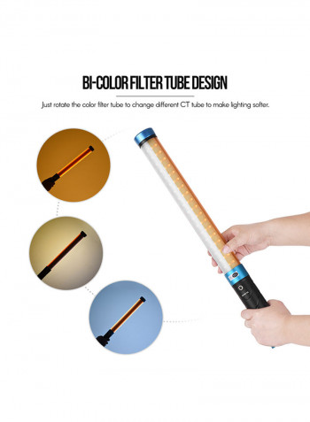 Portable LED Video Light Lamp Panel Multicolour